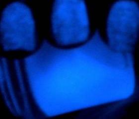 Glow-in-the-Dark Nail Polish - Blue - LITTLE DIPPER - Custom Blended Nail Polish/Lacquer - Regular Full Sized Bottle (15 ml size)