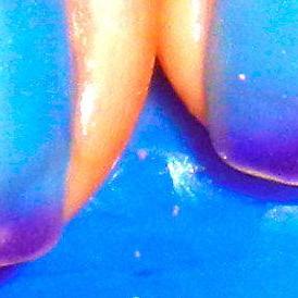 Color Changing Nail Polish - Mood Nail Polish - RAZZLEBERRY - Purple to Blue - Custom Blended Polish/Lacquer - 0.5 oz Full Sized Bottle